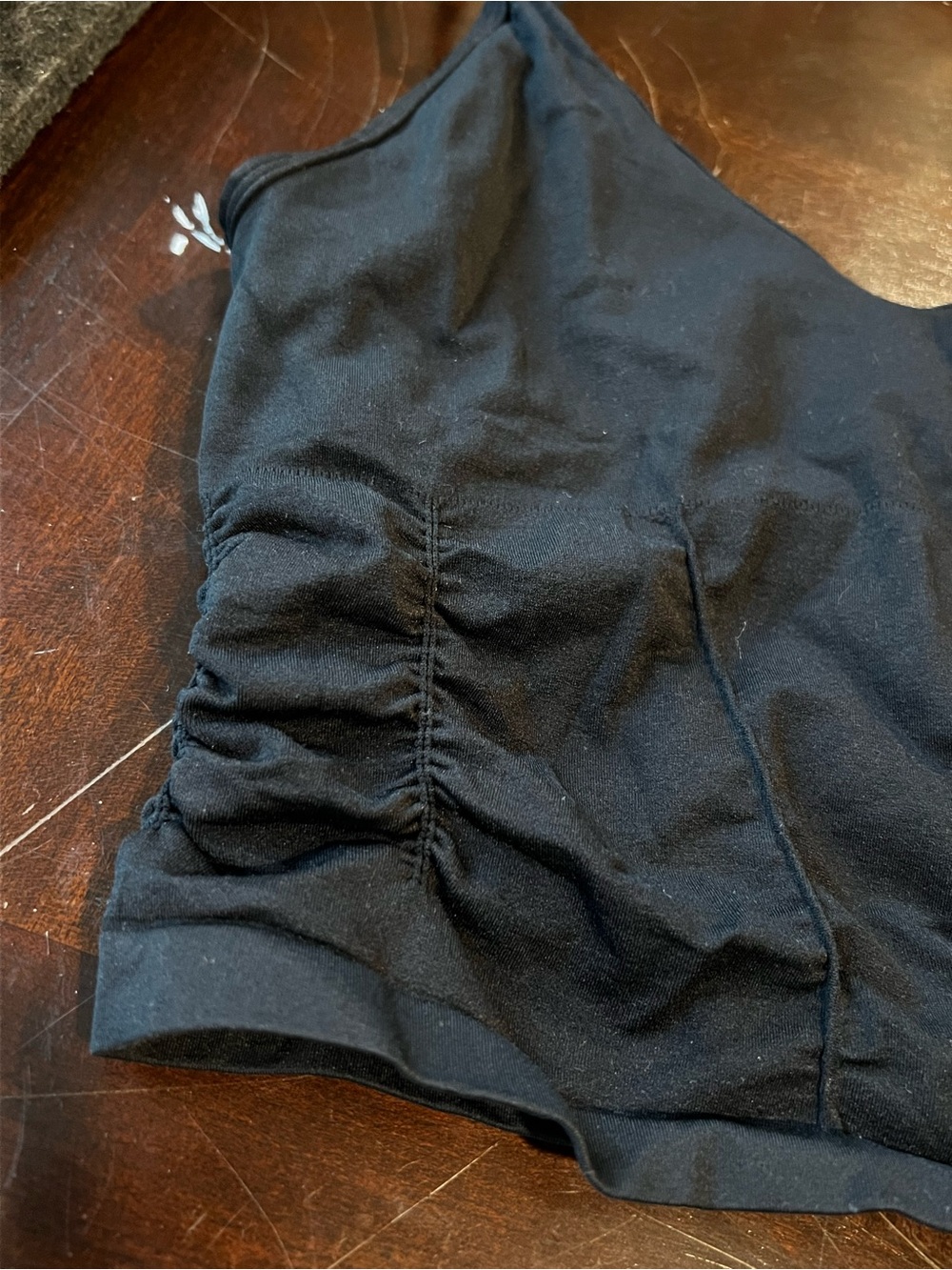 Good Karma Ruched Crop Tank - Picture 3 of 5